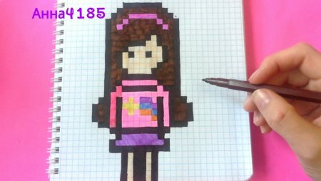 Рисунки для срисовки фломастерами Мейбл