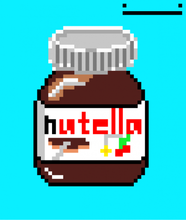 Рисование по клеточкам в тетради Нутелла