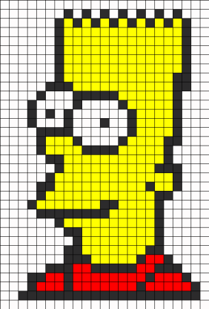 Рисунки по клеточкам прикольные