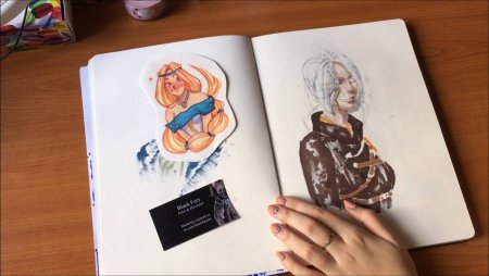 Рисунки в скетчбук Ксения Куприкова