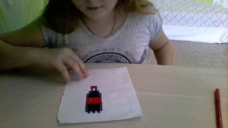 Кола по клеточкам