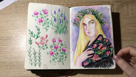 Обзор на скетчбук