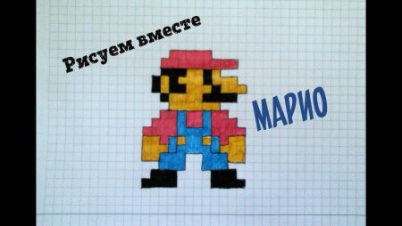 Рисунки по клеточкам лего