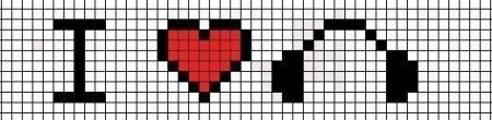 Рисунки по клеточкам маленькие