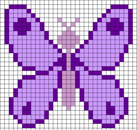 Бабочка из пикселей