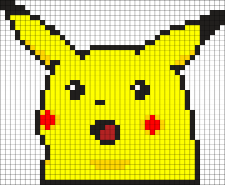 Пикачу Pixel Art