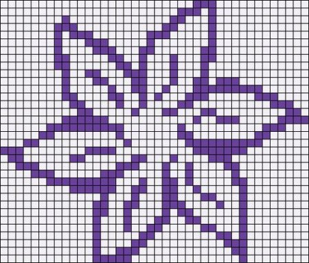 Узоры в клеточку в тетради