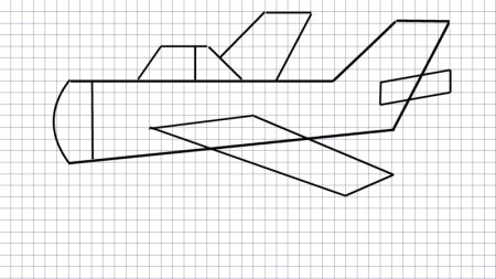 Рисование по клеточкам Военная техника