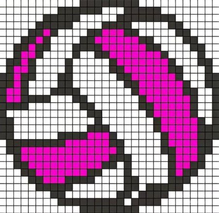 Рисунки по клеточкам спортивные