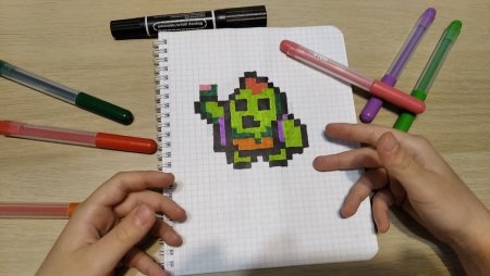 Джеки по клеточкам из БРАВЛ старс