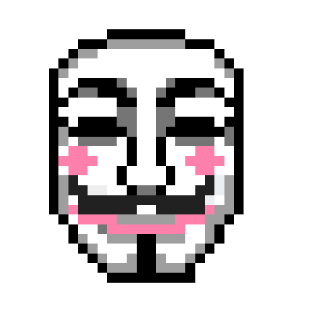 Маска Анонимуса майнкрафт