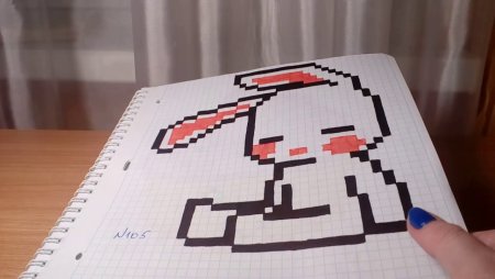 ЛОЛ по клеточкам в тетради