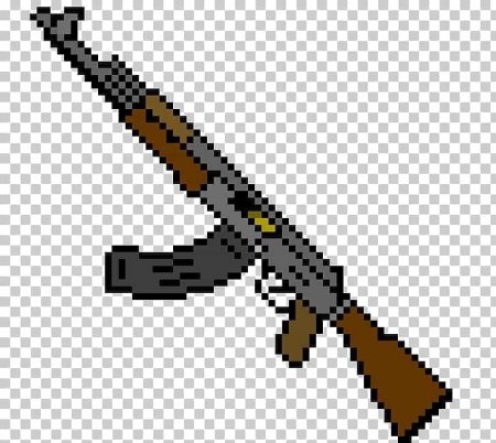 Пиксельный автомат ak47