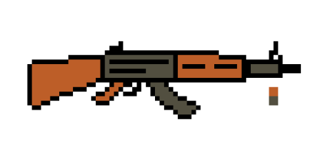 Пиксельный автомат ak47