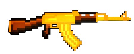 Пиксельный автомат АК 8 бит