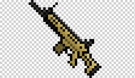 АК 47 майнкрафт пиксель арт