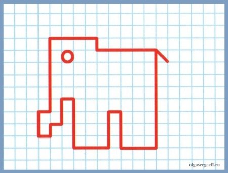 Рисование по клеточкам в тетради для детей