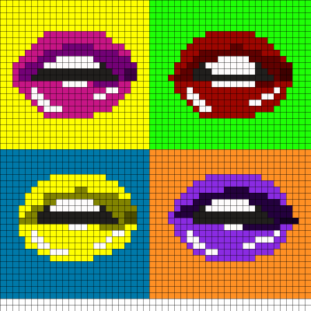 Рисунки квадратиками