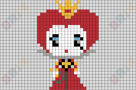 Алиса пиксель арт