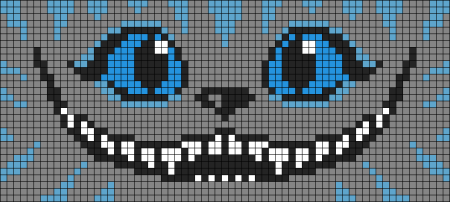 Фенечка Чеширский кот схема