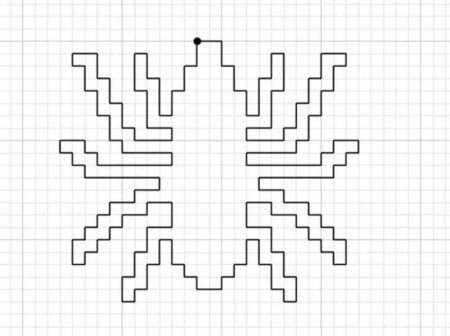 Графическое рисование по клеточкам