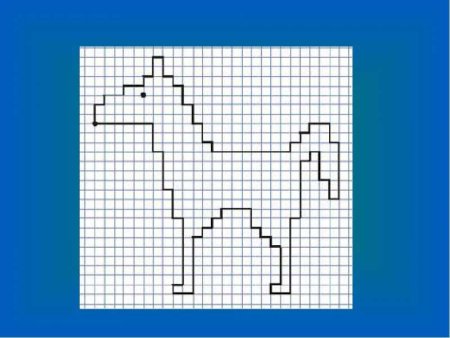 Фигуры животных по клеточкам