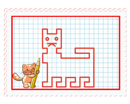 Рисование по клеткам в детском саду