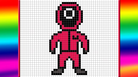 Рисунки по клеточкам из игр