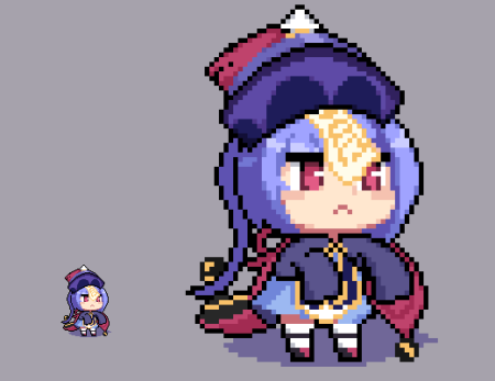 Пиксельный Геншин Импакт