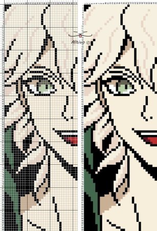 Вышивка аниме