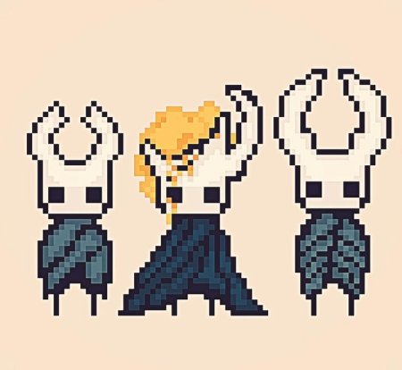 Hollow Knight вышивка крестом