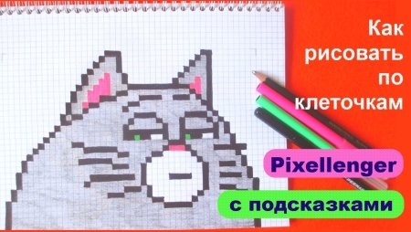 Рисование по клеточкам Тайная жизнь домашних животных