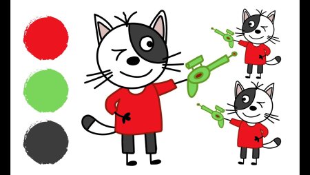 Три кота мультфильм Сажик