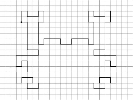 Графический диктант краб