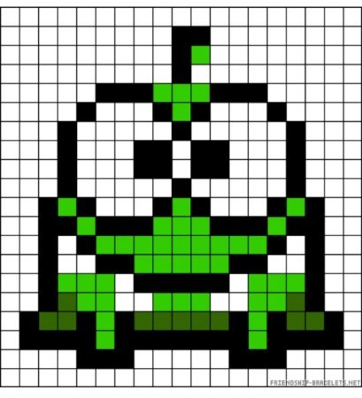 Рисование по клеточкам ам Ням