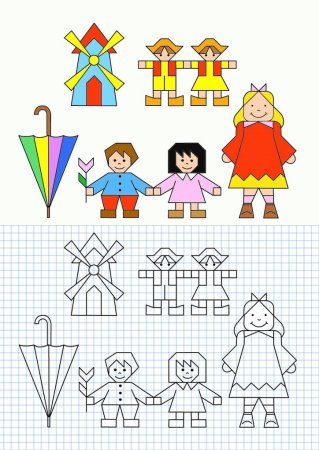 Супергерои по клеткам маленькие