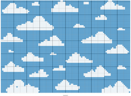 Жаккардовые узоры для пледа
