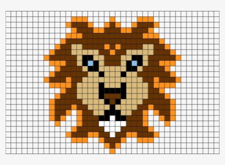 Пиксельный Лев