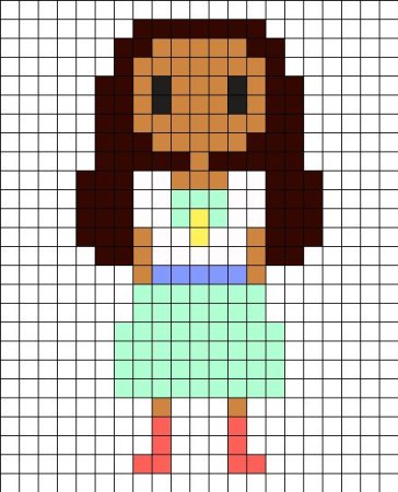 Рисование по клеточкам бренды