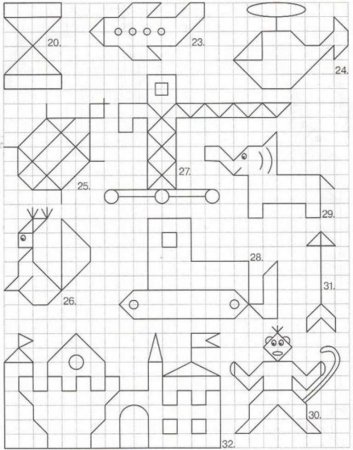 Задания по клеточкам