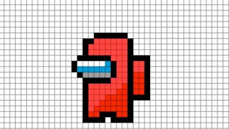 Рисование по клеткам самолет