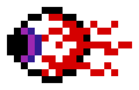 Глаз террария пиксель арт