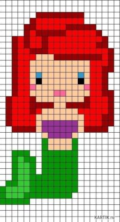 Рисунки по клеточкам в тетради