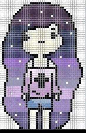 Девочка по клеточкам