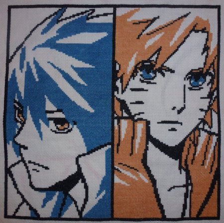 Вышивка крестиком аниме Наруто