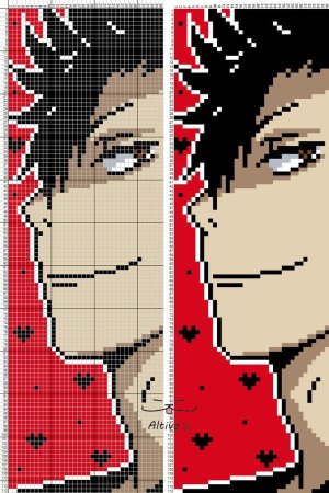 Вышивка крестиком аниме Наруто