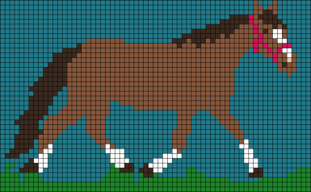 Животные по клеточкам