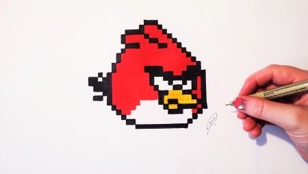 Рисунки по клеточкам лёгкие