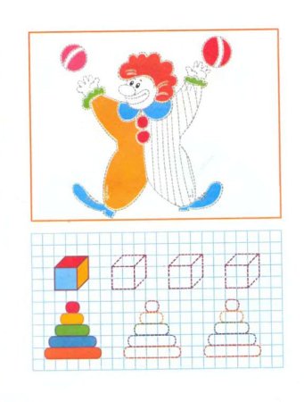 Рисунки по клеточкам платья