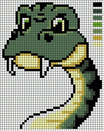 Змеи по клеточкам